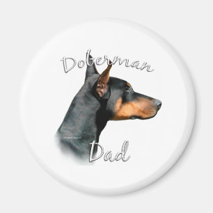 Imã Doberman Pinscher (preto) Pai 2
