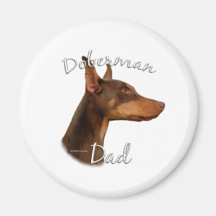 Imã Doberman Pinscher (vermelho) Pai 2