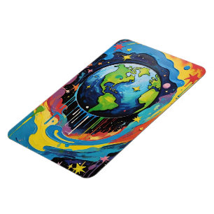 Ímã Dobra de tinta planetária terrestre