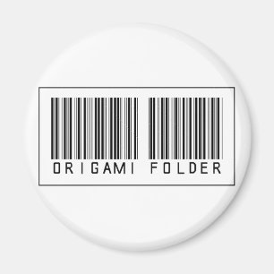 Imã Dobrador de Origami do código de barras