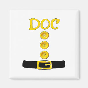 Imã Doc Dwarf Halloween Cor do Figurino Correspondente