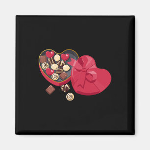 Imã Doce Chocolate Candy Coração Amor Dia dos Namorado