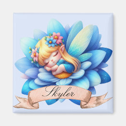 Imã Doce Fantasia Floral Sonhos Doces Fada Adormecida