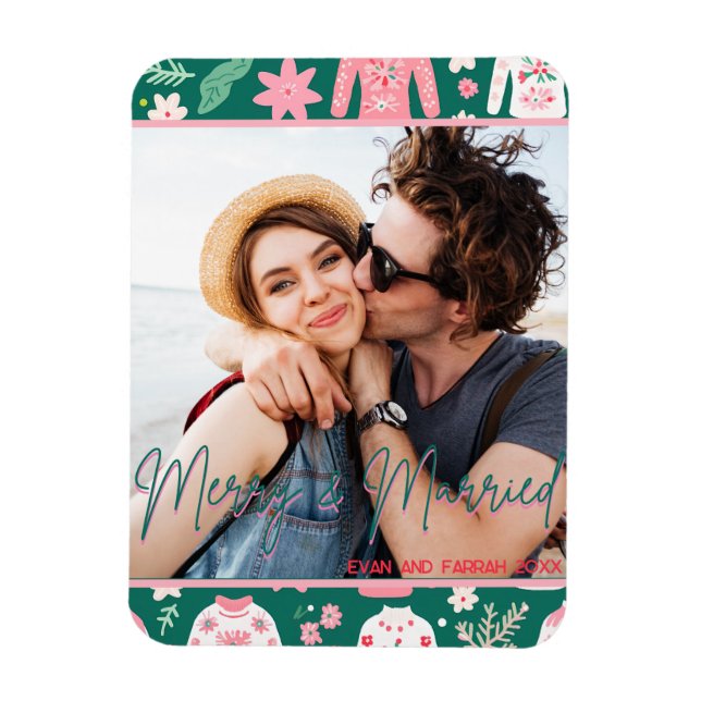 Ímã Doce Feio, Primeiro Natal Casado (Vertical)