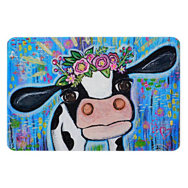 Ímã Doce Katie Cow (Horizontal)