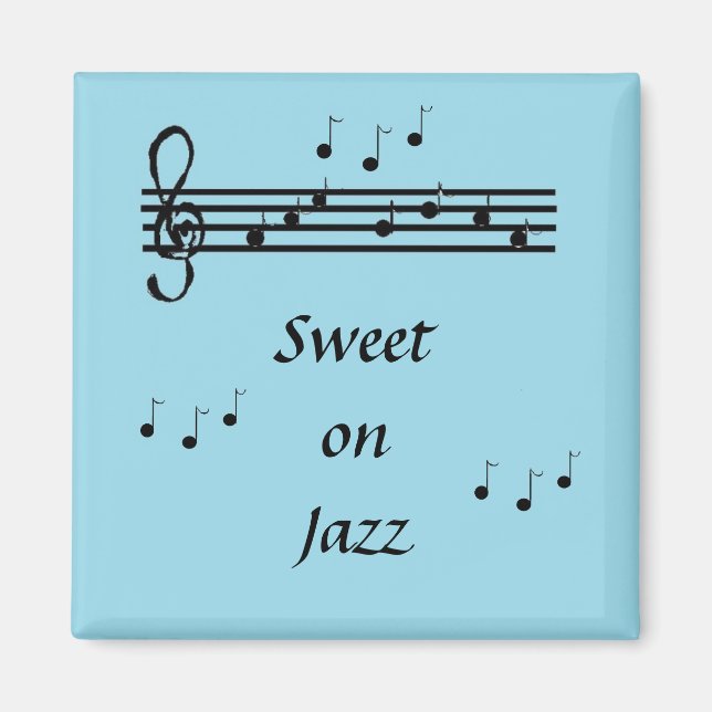 Imã Doce no Jazz - ímã (Frente)