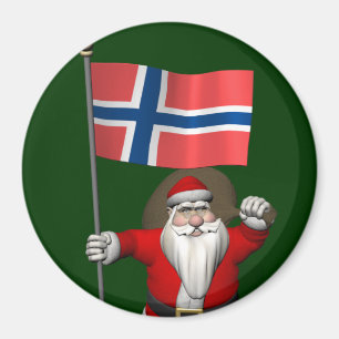 Imã Doce Papai Noel Com Alferes Da Noruega