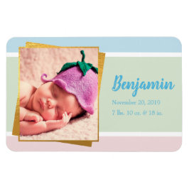 Ímã Doce Pastel Baby Boy Foto Histat