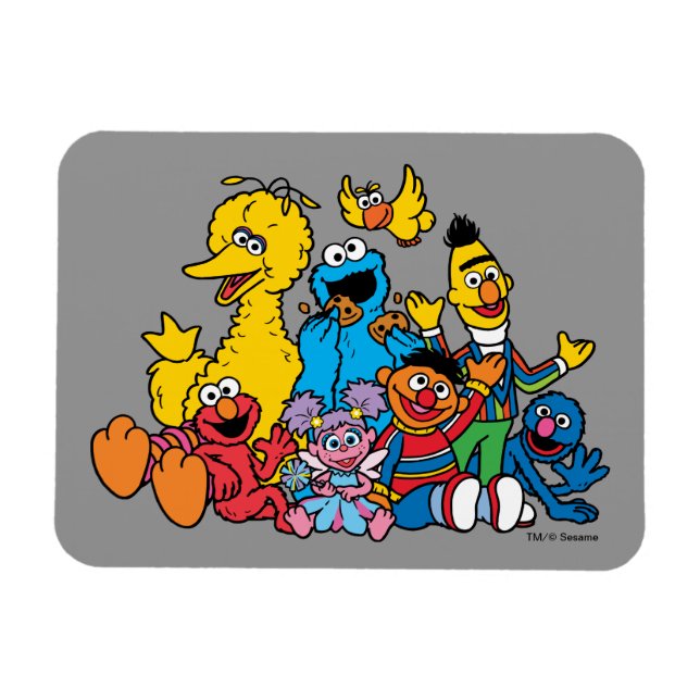 Ímã Doce Sesame Street Pals (Horizontal)