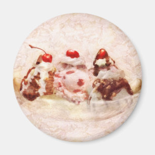 Imã Doce - Sorvete - Banana split