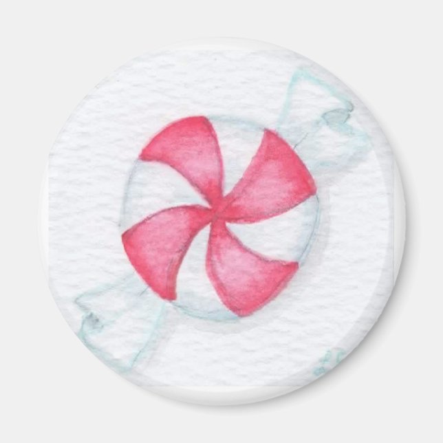 Imã Doces de hortelã-pimenta de Natal (Frente)