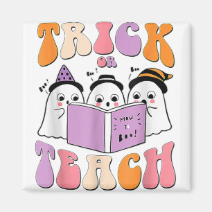 Imã Doces De Trick Ou Ensino-Fantasmas Retro-Grooven