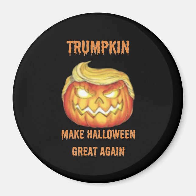 Imã Docinho, Trumpkin, Halloween Clássico (Frente)