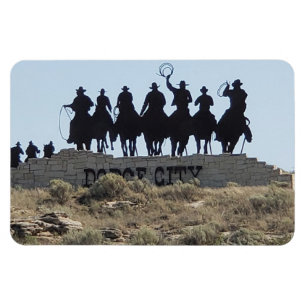 Ímã Dodge City, Kansas - Wild West Town