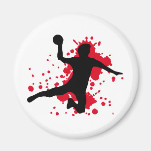 Imã dodgeball sangrento do handball