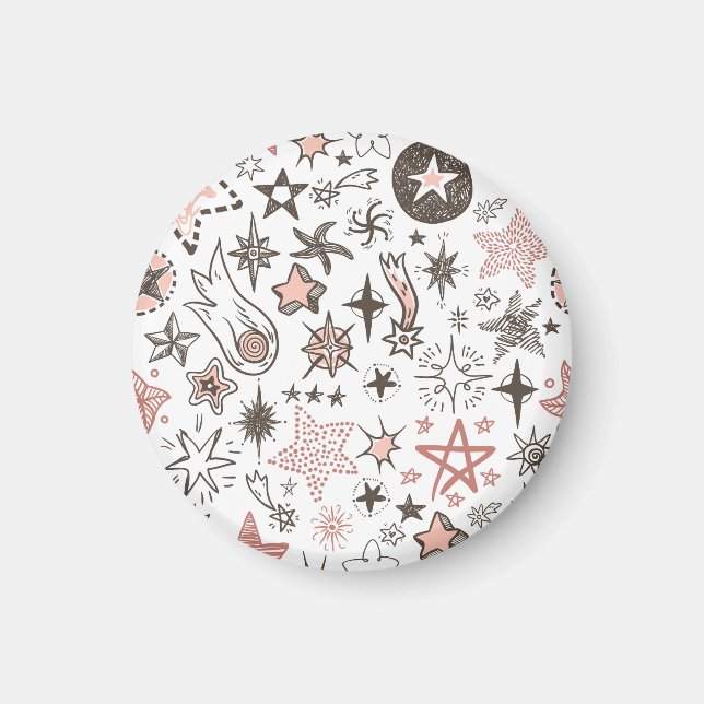 Imã Dodles Cósmicos: Estrelas e Cometas (Frente)