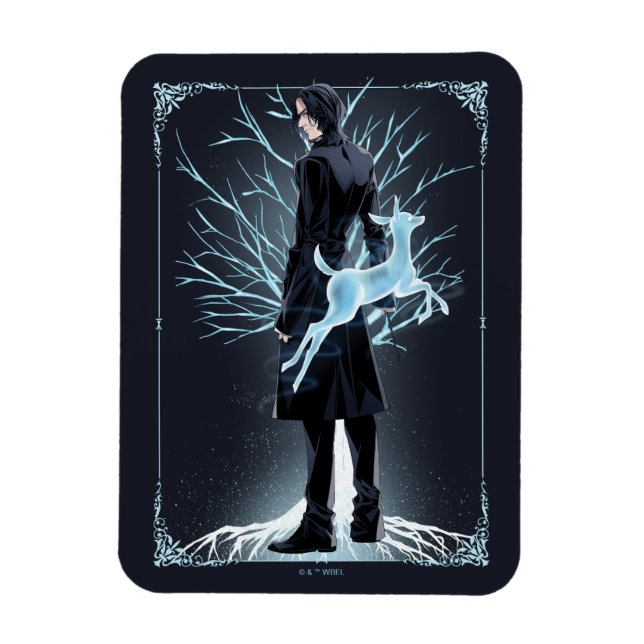 Ímã Doe Patronus do Anime Severus Snape (Vertical)
