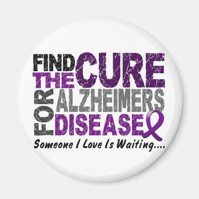 Imã DOENÇA DE ALZHEIMERS Encontre a Cura 1 (Frente)