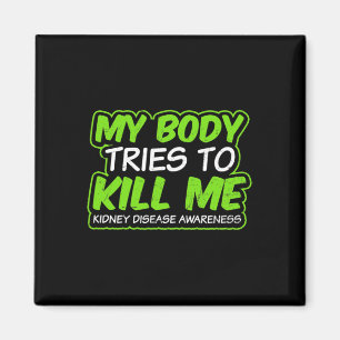 Imã Doença Renal Design do Meu Corpo Tenta Me Matar