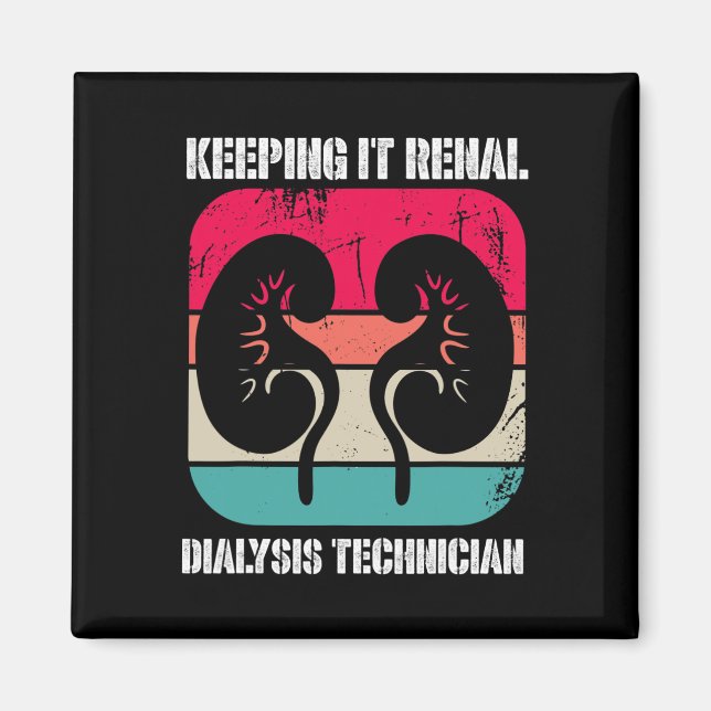 Imã Doença Renal Técnico De Diálise Que Mantém A Rena (Frente)