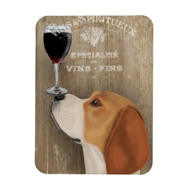 Ímã Dog Au Vin Beagle (Vertical)