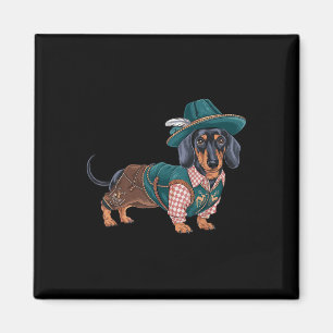 Imã Dog Dachshund Bavarian Weiner Sausado _6