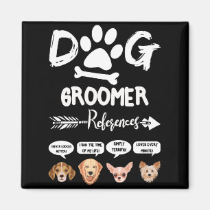 Imã Dog Groomer Gift Reference Grooming Dog Salon Spa