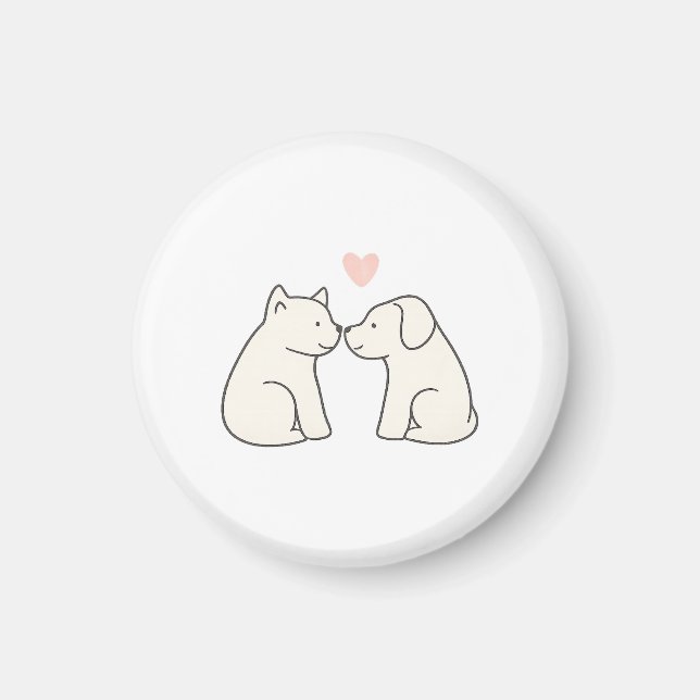 Imã Dog Love (Frente)