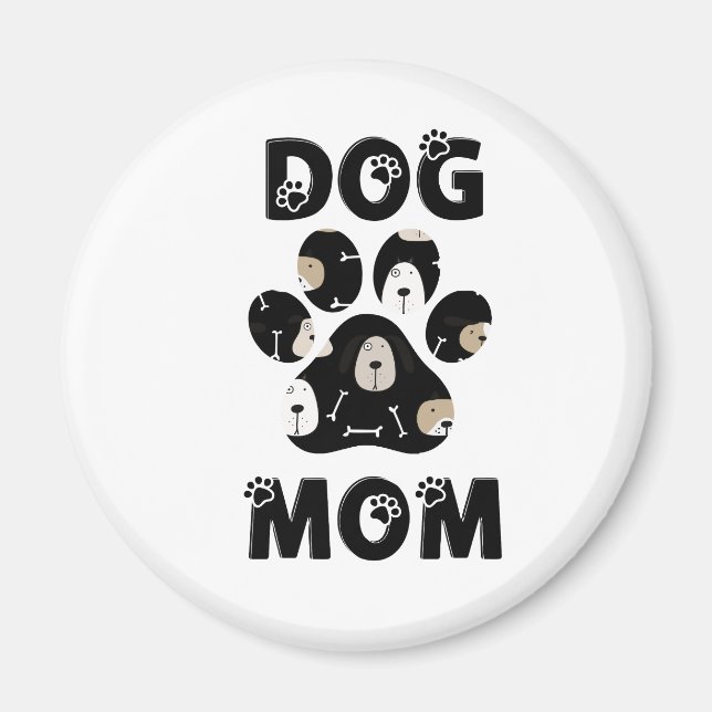 Imã Dog Mom  (Frente)