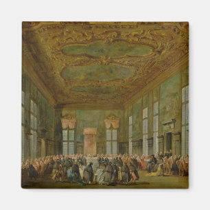 Imã Doge Alvise Mocenigo IV que dão um banquete