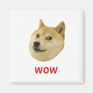 Imã Doge muito wow muito cão tal Shiba Shibe Inu