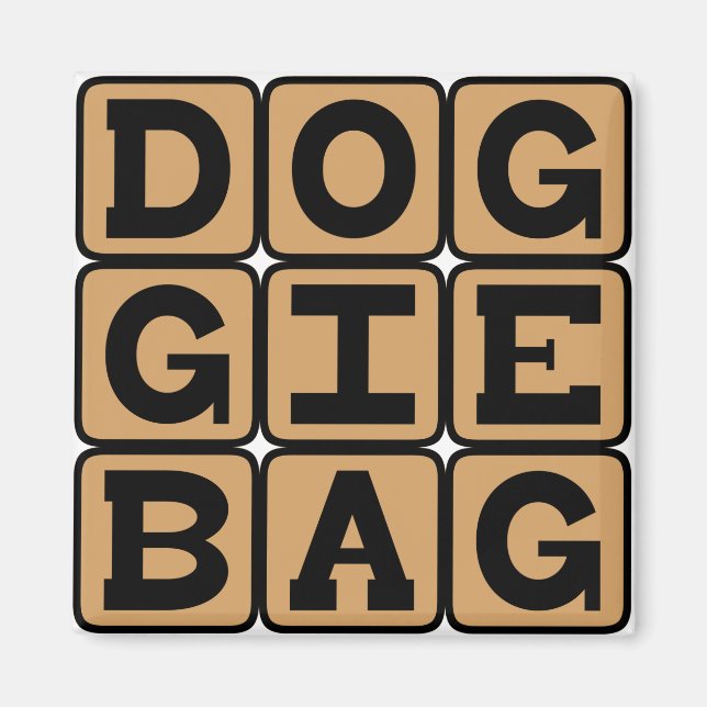 Imã Doggie Bag, Restaurantes (Frente)