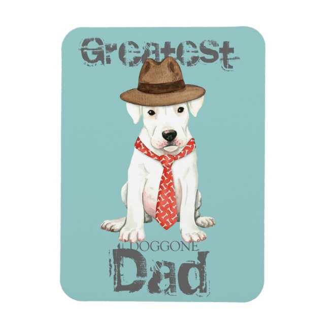 Ímã Dogo Argentino (Vertical)