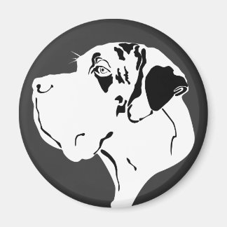 Imã Dogue Alemão Grande Cabeça merle