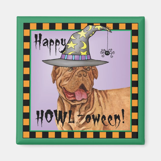 Imã Dogue de Bordeaux Witch (Frente)