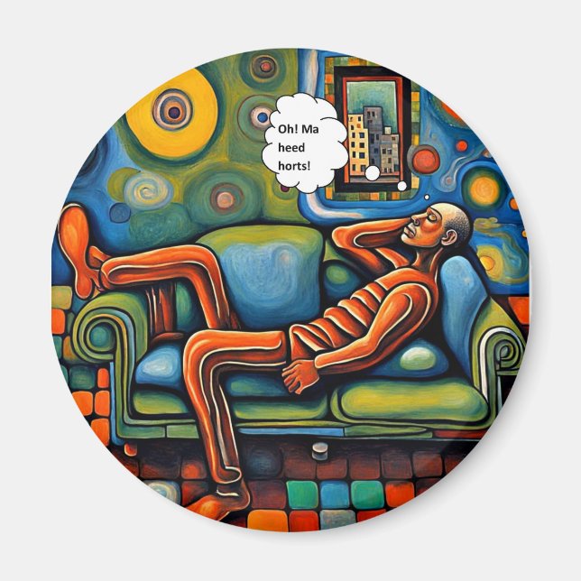 Imã Dói Cabeça (Frente)