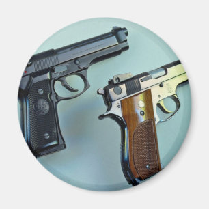 Imã Dois .45 arma automática do calibre para amantes