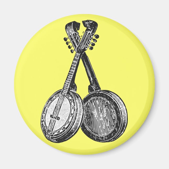 Imã Dois Banjos (Frente)