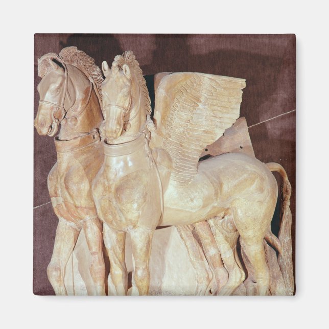 Imã Dois cavalos alados da pedição de um (Frente)