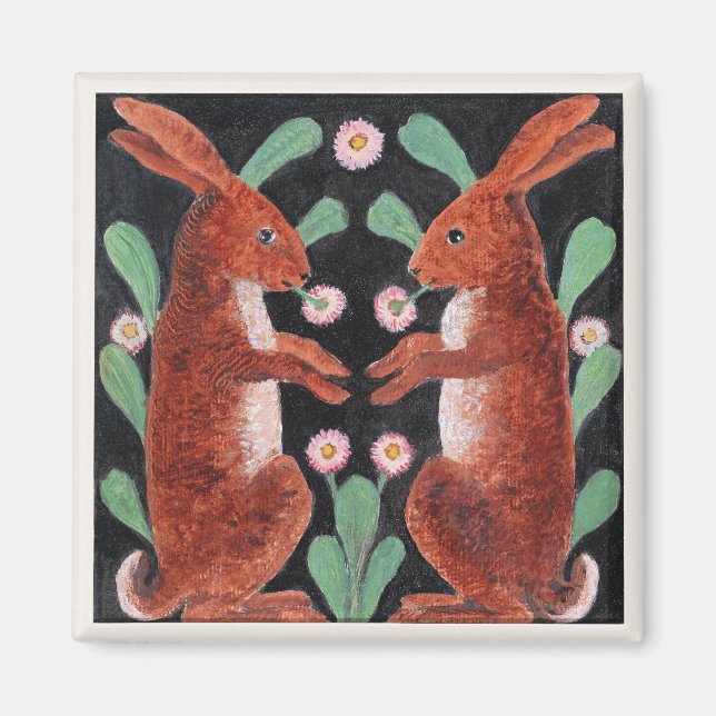 Imã Dois Coelhos por William Bell Scott (Frente)