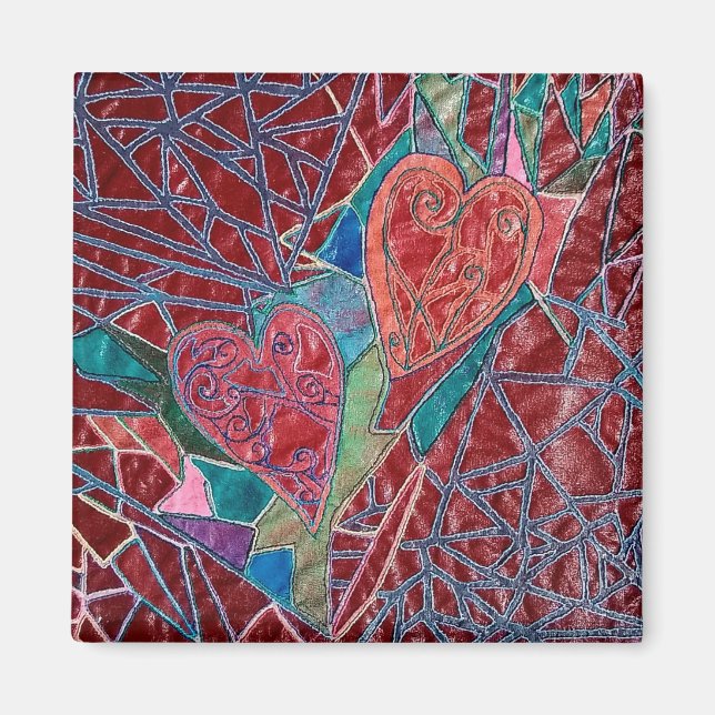 Imã Dois corações (Frente)