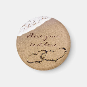 Imã Dois Corações Na Areia