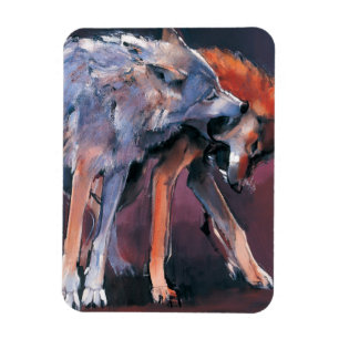 Ímã Dois lobos 2001