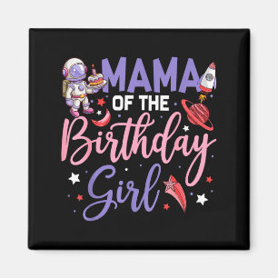 Imã Dois para a lua mamãe da menina aniversariante ast