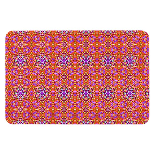 Ímã Dolly Mixtures Candy Fractal Art Patterno (Horizontal)