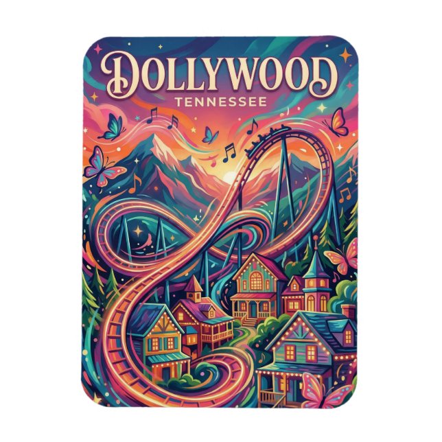 Ímã Dollywood Tennessee (Vertical)