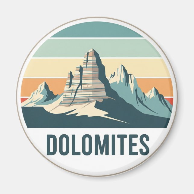 Imã Dolomitas Itália Viagem (Frente)