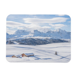Ímã Dolomites de Snowscape da retirada da cabine