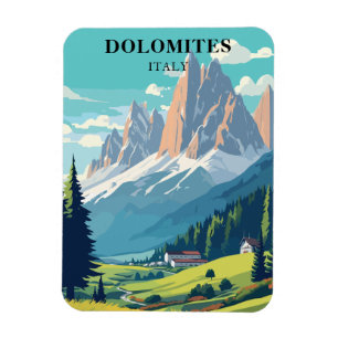 Ímã Dolomites Itália Mounties Viagem