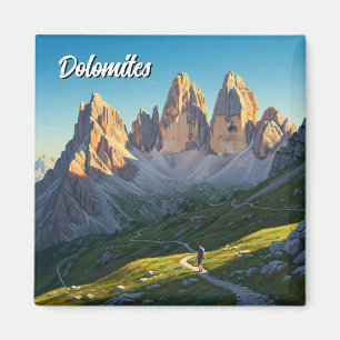 Imã Dolomites Italy Hiker Viagem